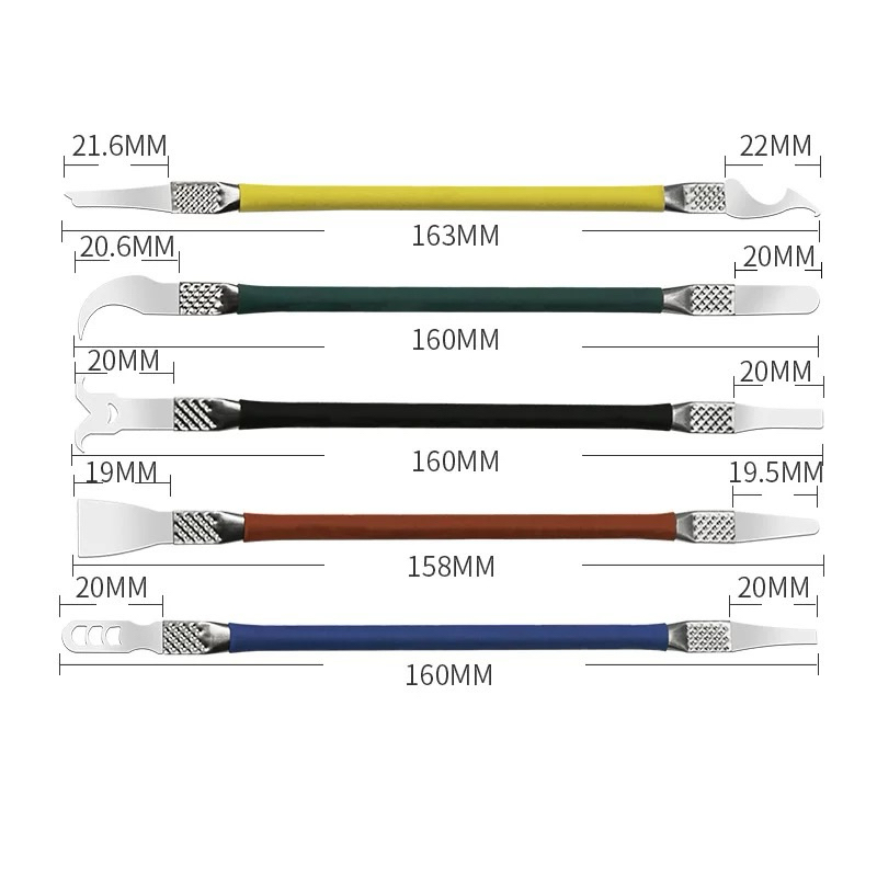 Cpu Glue Removal Crowbar Set Pisau SW103 Service Cpu Emmc 5 In 1 Pisau Congkel Cpu Ic Pisau Cpu