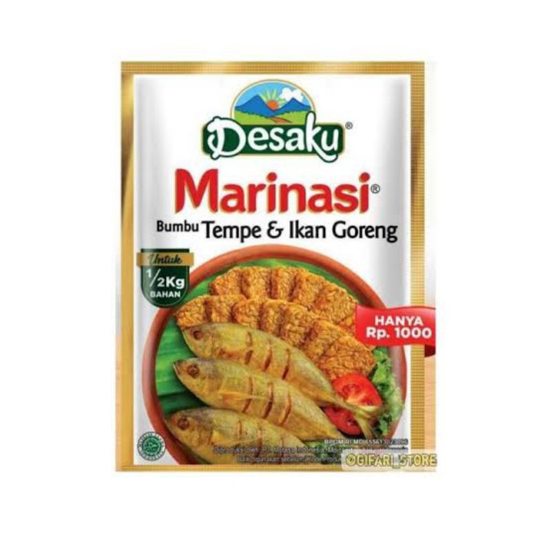 

Desaku Marinasi Bumbu Tempe dan Ikan Goreng