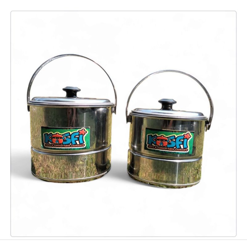 RANTANG Camping Steamer BESAR, Nesting Camping plus steamer, Panci outdor plus steamer, panci multi 