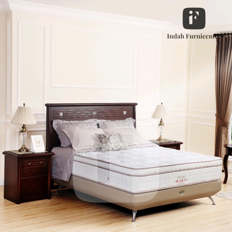 kasur spring bed guhdo ruby LATEX 90 120 160 180 140 queen size king twin tempat tidur gudho rubi dr