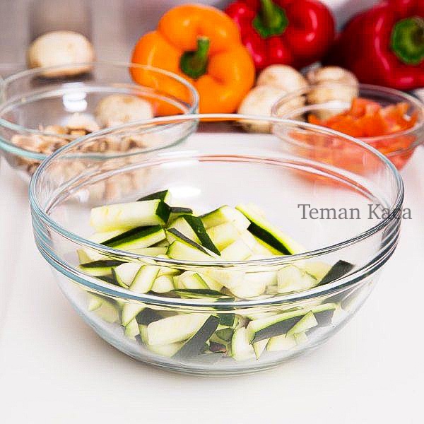 Mangkok Kaca 12 cm | Mangkok Bening Salad | Mangkok Bubur