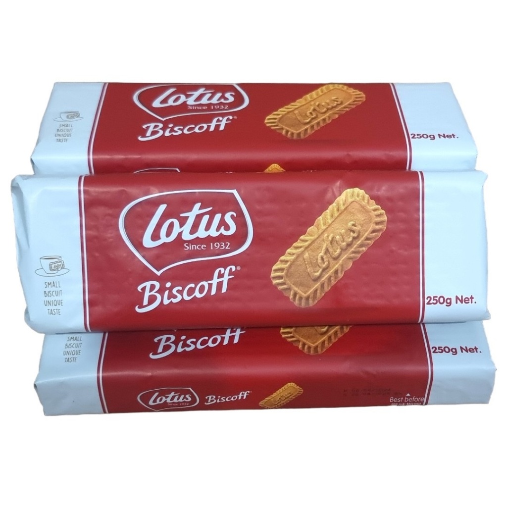 

Biskuit Lotus Biscoff Karamel Caramelised Biscuit 250 Gram (Pack)