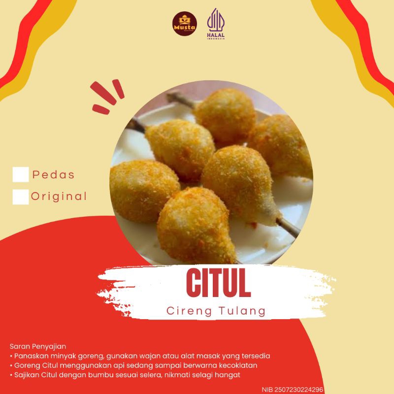 

CITUL cireng ayam suwir pedas krispy pakai tulang bagian sayap