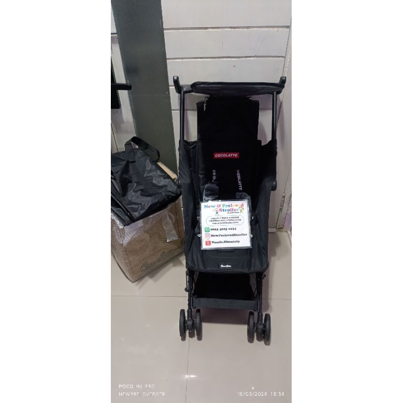 stroller minima black preloved