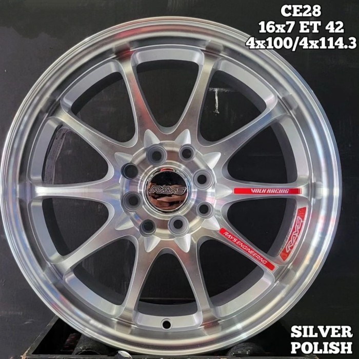 velg racing r16 CE28 lebar 7 velg ring 16 avanza xenia livina veloz