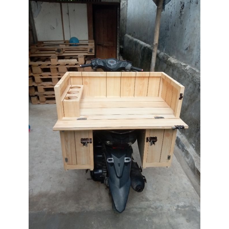 gerobak motor serba guna jualan cilor/maklor dll..