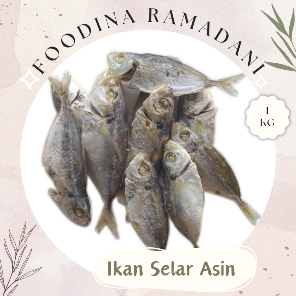 

IKAN SELAR Asin - Salted Fish Fresh [ Berat 1.000gr ] Harga Per KG