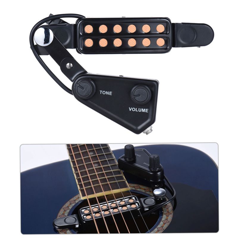 Pickup Gitar Akustik With Tone Volume Control -P-011