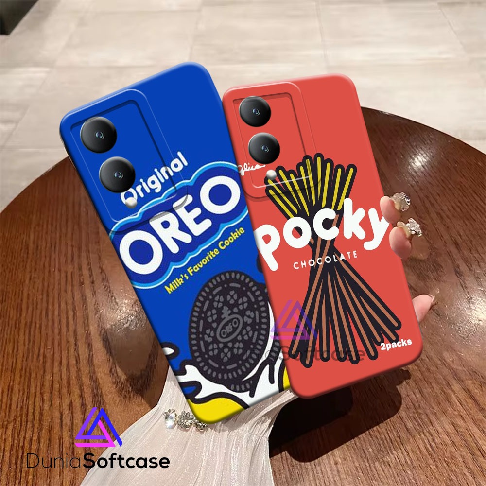 B2002 - Case Vivo y17s Terbaru motif snack - Silikon Case Lentur premium - Softcase Hardcase - Dunia
