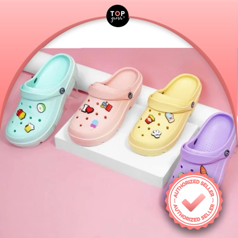 Sandal Porto 3049L selop wanita remaja dan dewasa model baim tali belakang sandal kodok sandal