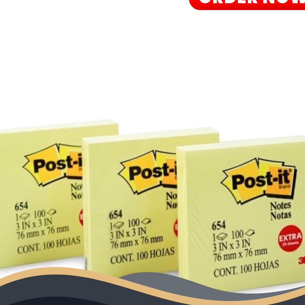 

DISKON BESAR Post it sticky note 654 3M