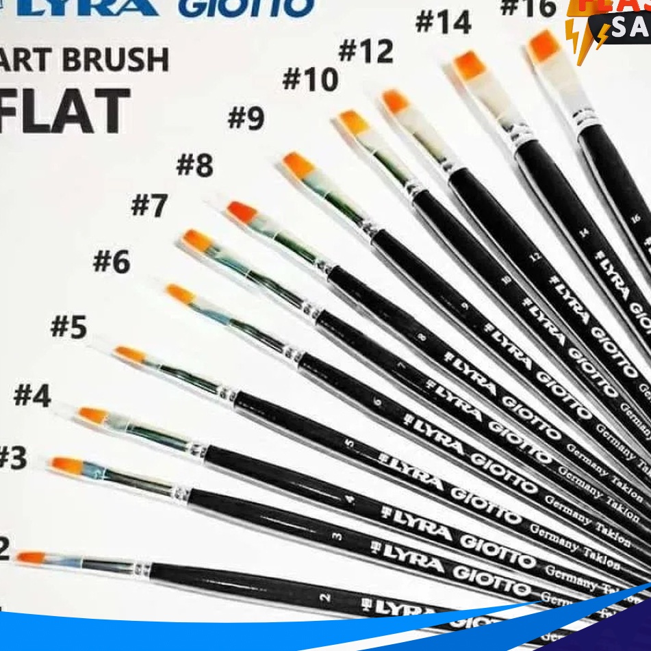 

UNIK Kuas lyra giotto flat size 116