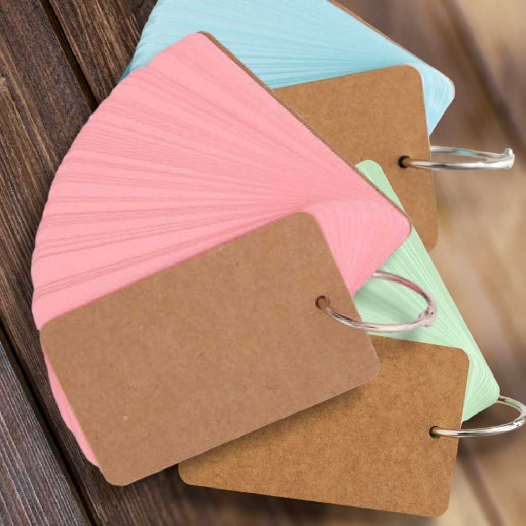 

[TERMURAH] FLASH CARD PAPPER KEY CHAIN MEMO NOTE atau MAGIC CARD POLOS MEMO NOTEBOOK RING BESAR 2,5mm