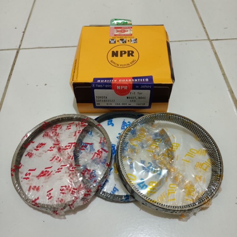 RING SEHER RING PISTON NPR JEPANG HINO DUTRO 130HT 125HT 110HT