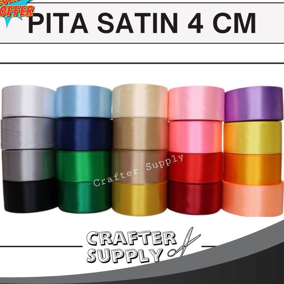 

TERDAHSYAT BACA DESKRIPSI PITA SATIN 15 INCH LEBAR 4 CM PER ROLL