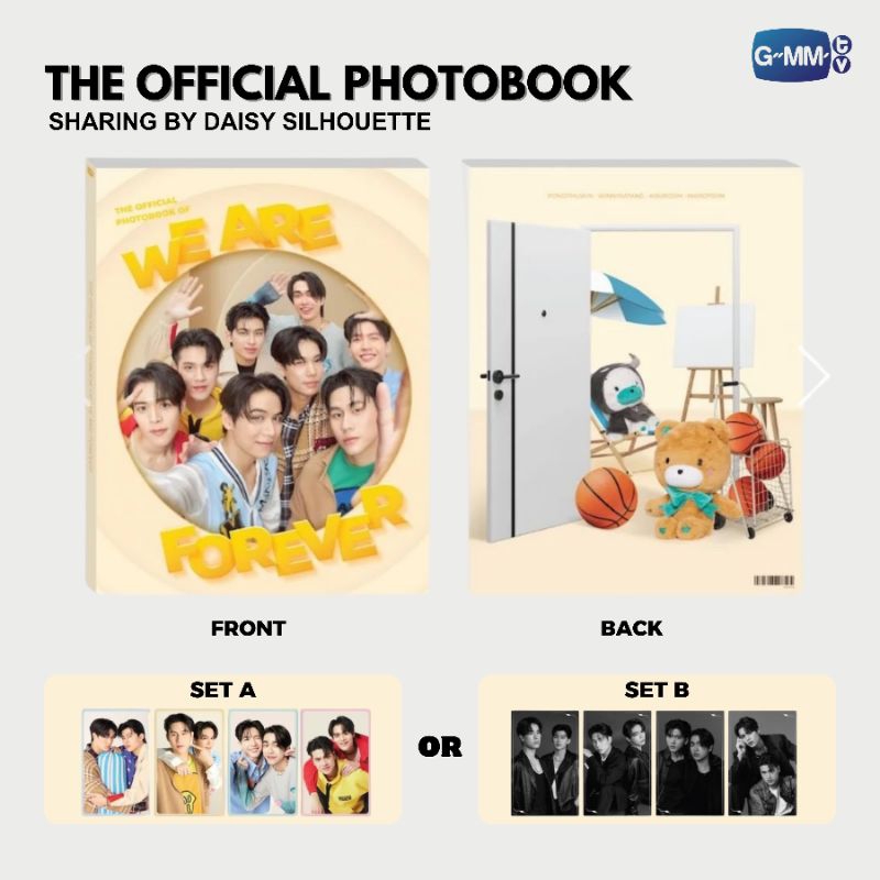 PHOTOBOOK WE ARE FOREVER FANCON OFFICIAL || SHARING PHOTOBOOK POSTER POSTCARD PHOTOCARD GMMTV || WTS