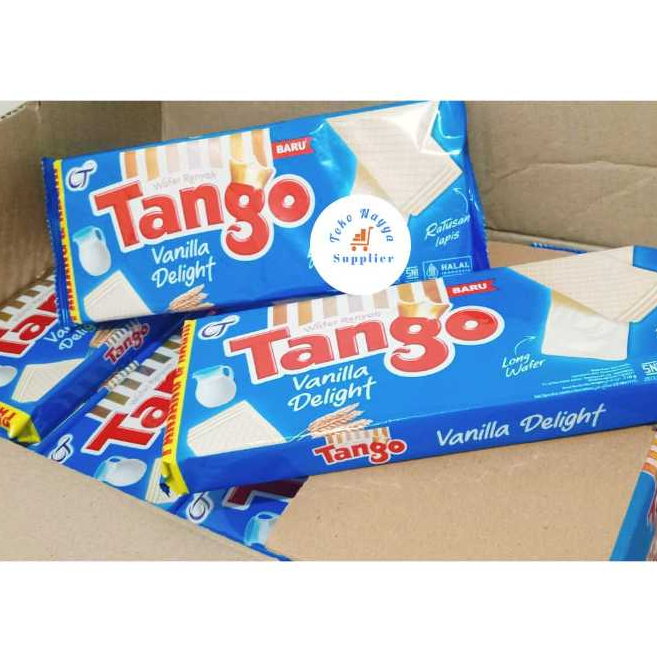 

Wafer Tango Vanilla Delight 110 gram | Tersedia harga per Dus