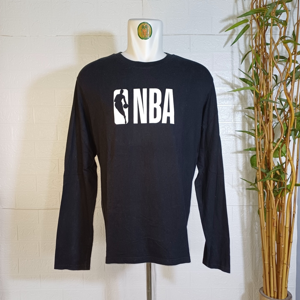 LONGSLEEVE NBA BASKETBALL, SIZE XL (SECOND BRANDED) HITAM CN0186