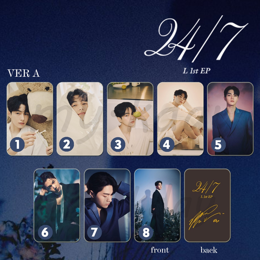 PC-1739, Unofficial Photocard L Myungsoo 45497 2 sisi