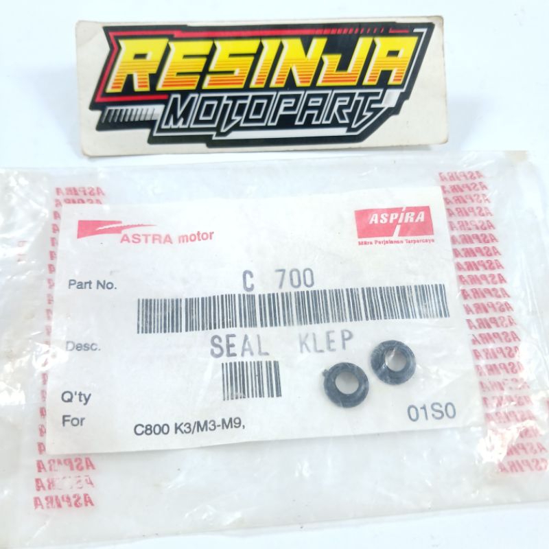 Seal Sil Klep Valve Honda C70 S90 S90Z C700 C800 Supercup Original Aspira