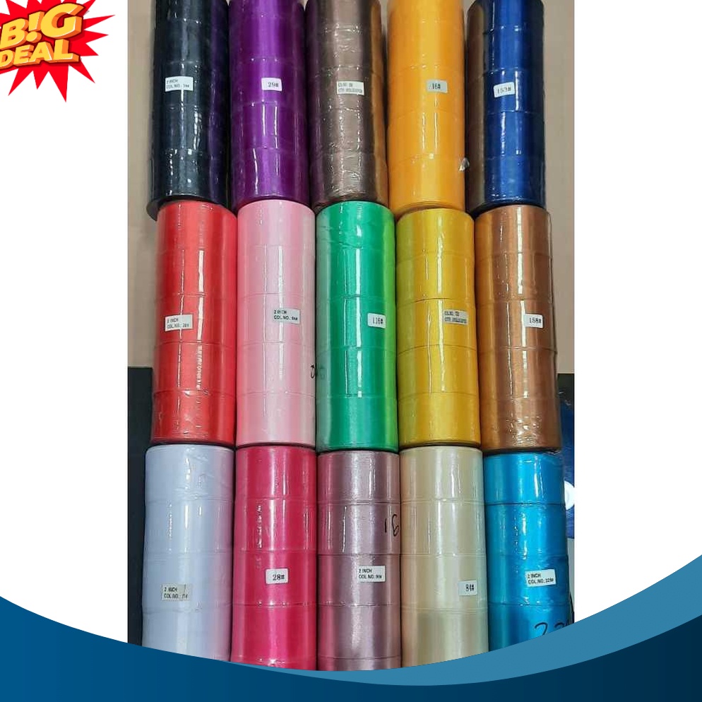 

UNIK Pita Satin 4mm atau 4cm Berbagai warna Pita Kado Pita souvenir Dekorasi Pita satin Roll Pita hampers pita Box Pita list baju