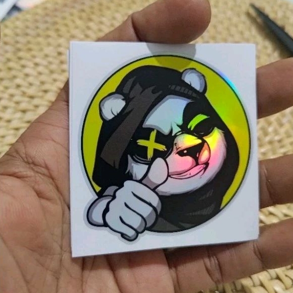 

sticker keren panda ok