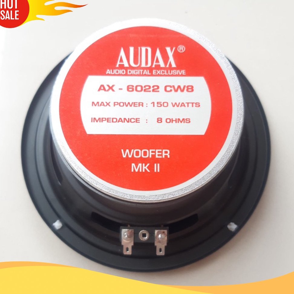 WOW AUDAX Speaker 6 Inch Daya 15 Watt Woofer AX622 ASLI