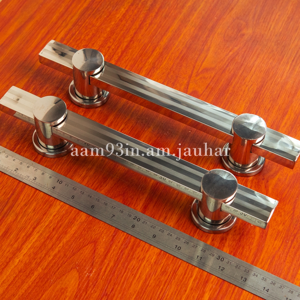 Handle pintu rumah lis3 panjang 33 cm tarikan kotak pipih gagang kunci 715 Gram KOMISI AFILIASI 15x3