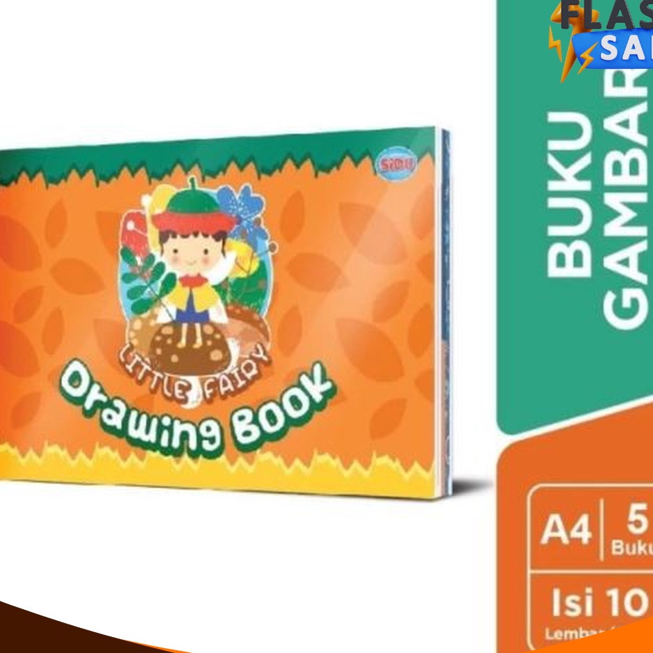 

TERBATAS BUKU GAMBAR SIDU A4 PACK 5 BUKU