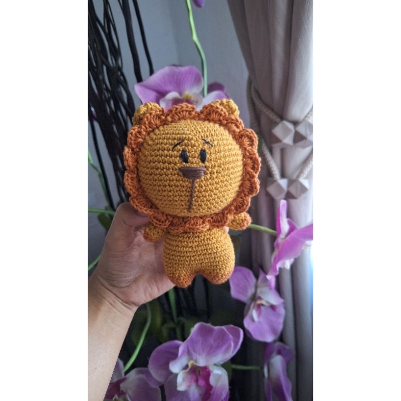 Boneka Rajut Lion