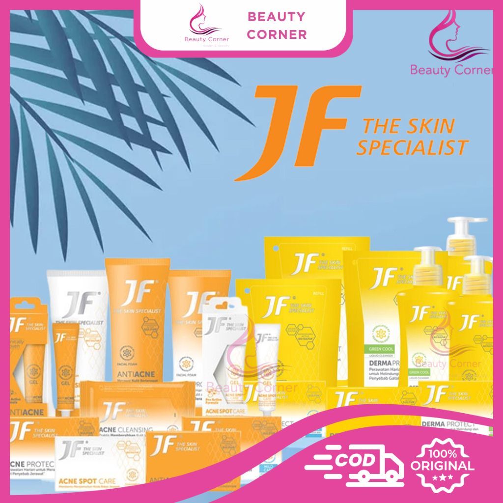 JF Sulfur Anti Acne Gel | Acne Protect Cleanser Bar | Facial Foam | Derma Protect Liquid Cleanser