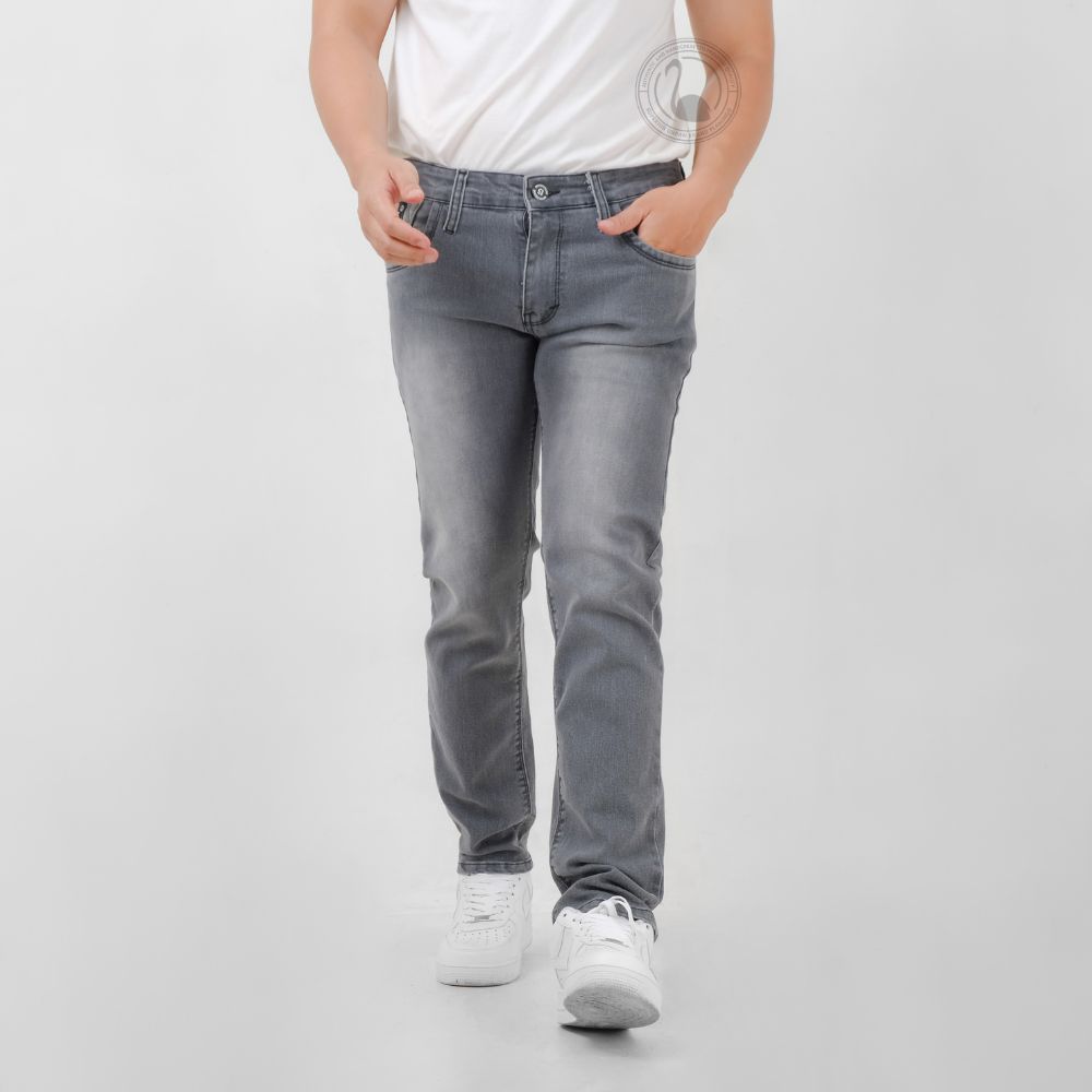 Celana Jeans Pria Slim Fit Stretch Original Jeans Panjang Pria Skinny Semi SlimFit Soft Jeans
