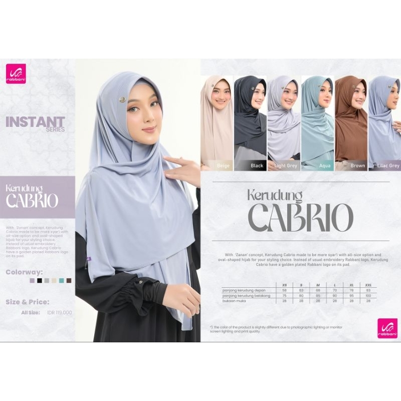 Rabbani-Krd Cabrio-Kerudung Instant Dewasa