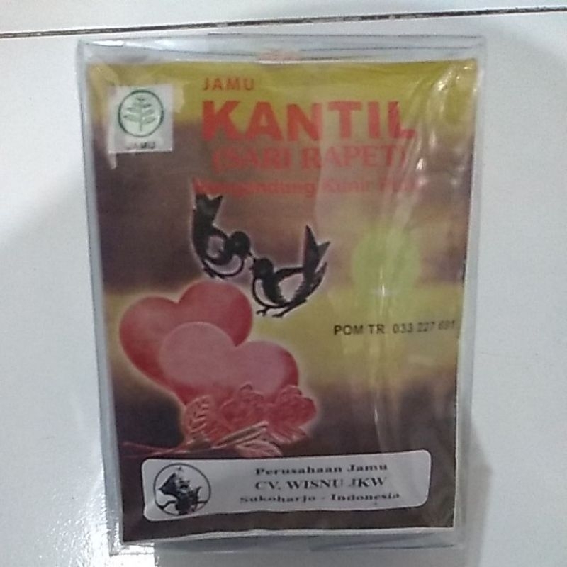 

Jamu KANTIL (sari rapet) jkw isi 10 sachet