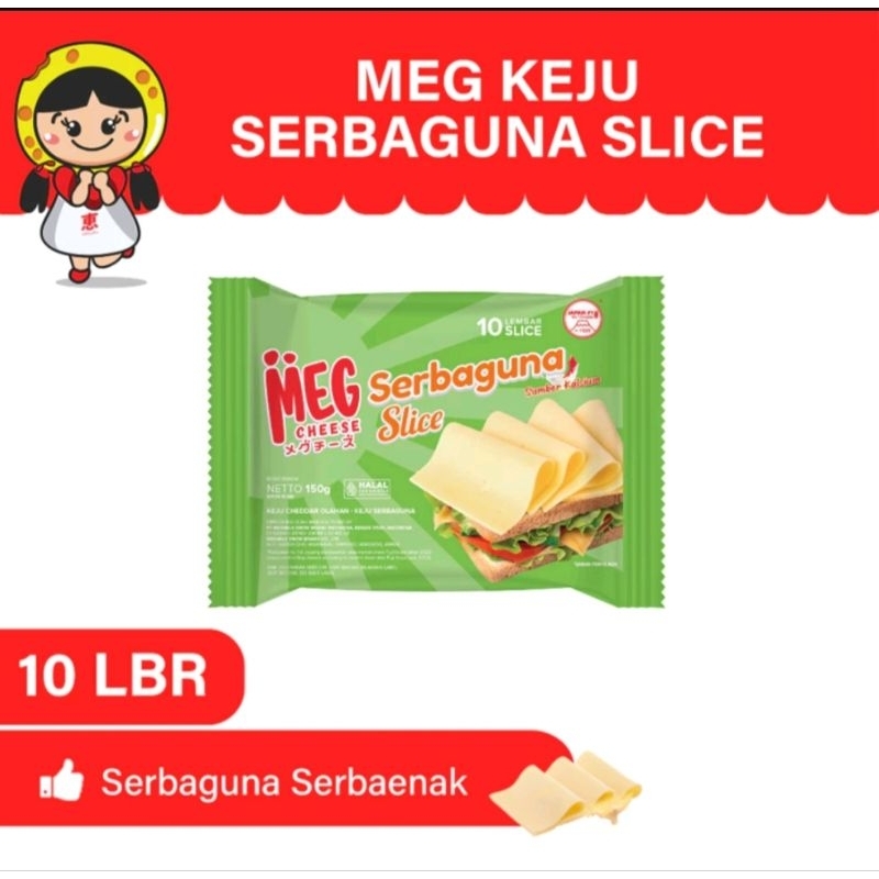 

Keju MEG serbaguna SLICE isi 10