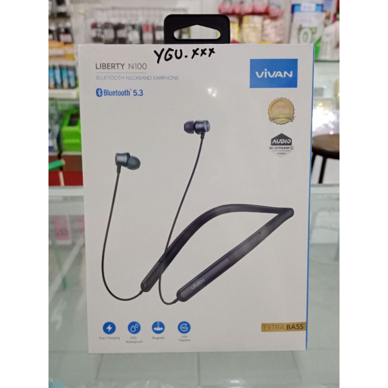 Vivan Bluetooth neckband earphone fast charging Liberty N100