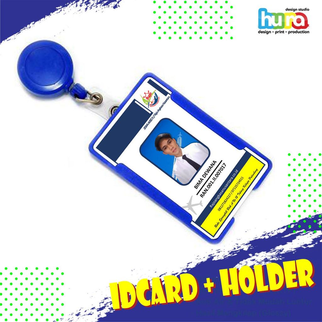 

CETAK IDCARD + HOLDER YOYO | ID CARD + HOLDER YOYO