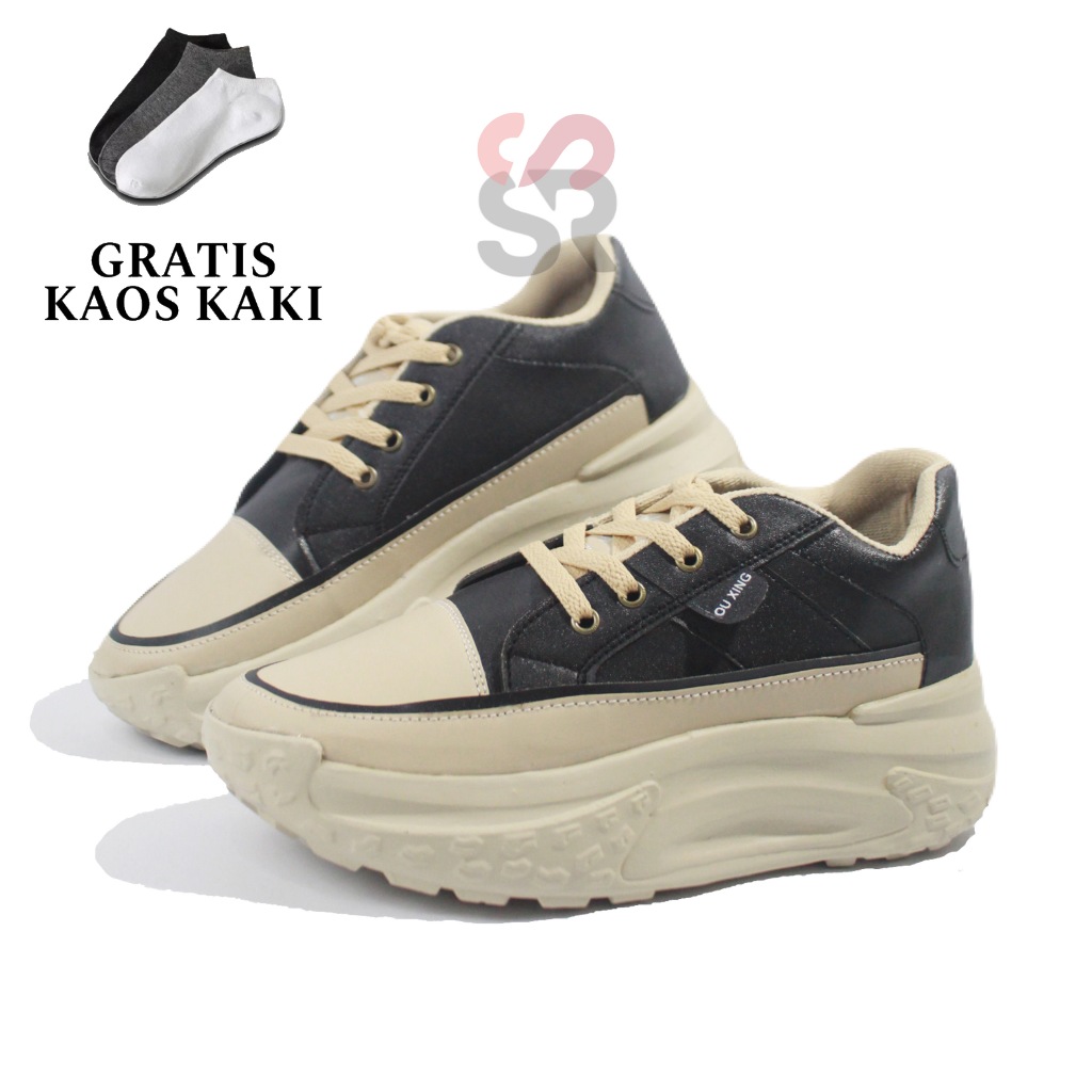 BS Sepatu Sneakers JOANNA Sepatu Wanita Korea Casual Comfortable Stylish