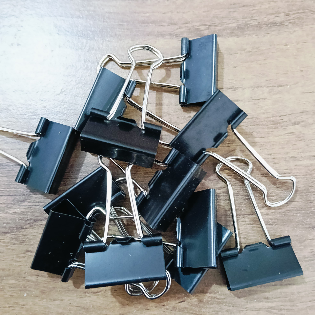

BINDER CLIP 111 1 KOTAK PENGJEPIT KERTAS HITAM 2,5 CM 25MM