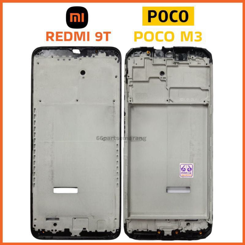 Frame Lcd Dudukan Lcd Poco M3 / Redmi 9T Copotan Cabutan