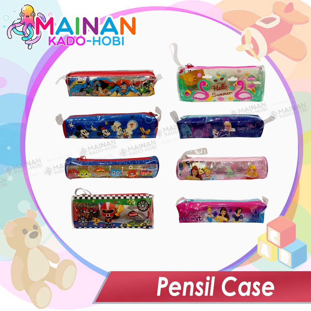 

PENCIL CASE CHARACTER KOTAK PENSIL PARASUT KARAKTER ANAK SUPERHERO FROZEN SPIDERMAN PRINCESS AVENGERS