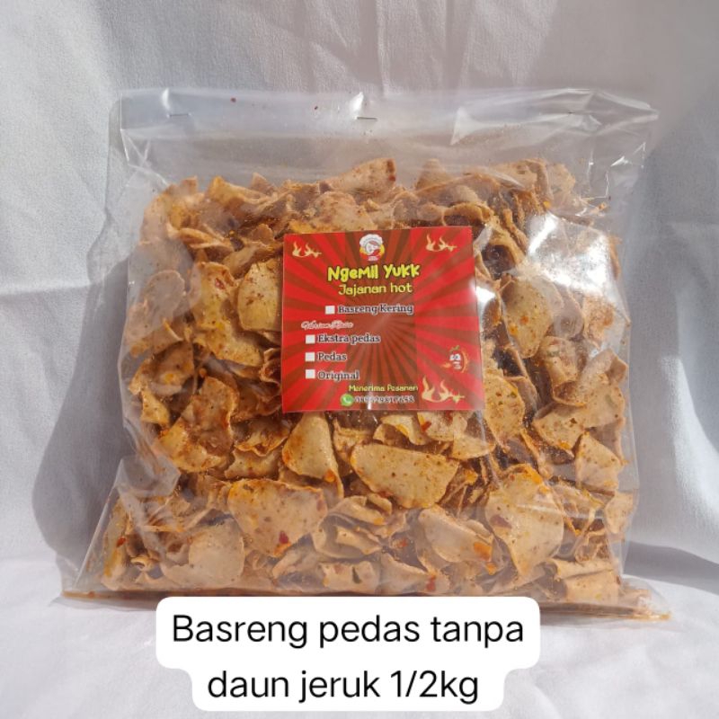 

Jajanan Hots - Basreng pedas tanpa daun jeruk