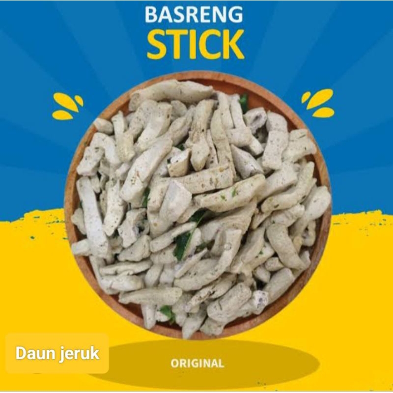 

Basreng Stik 500g Viral Ori Daun jeruk Bumbu Melimpah Gurih dan Renyah