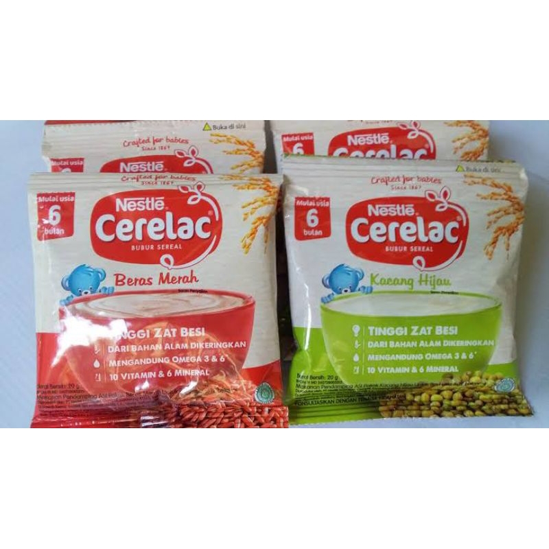 CERELAC NESTLE BUBUR SEREAL BAYI INSTANT/CERELAC RENCENG/ CERELAC SACHET