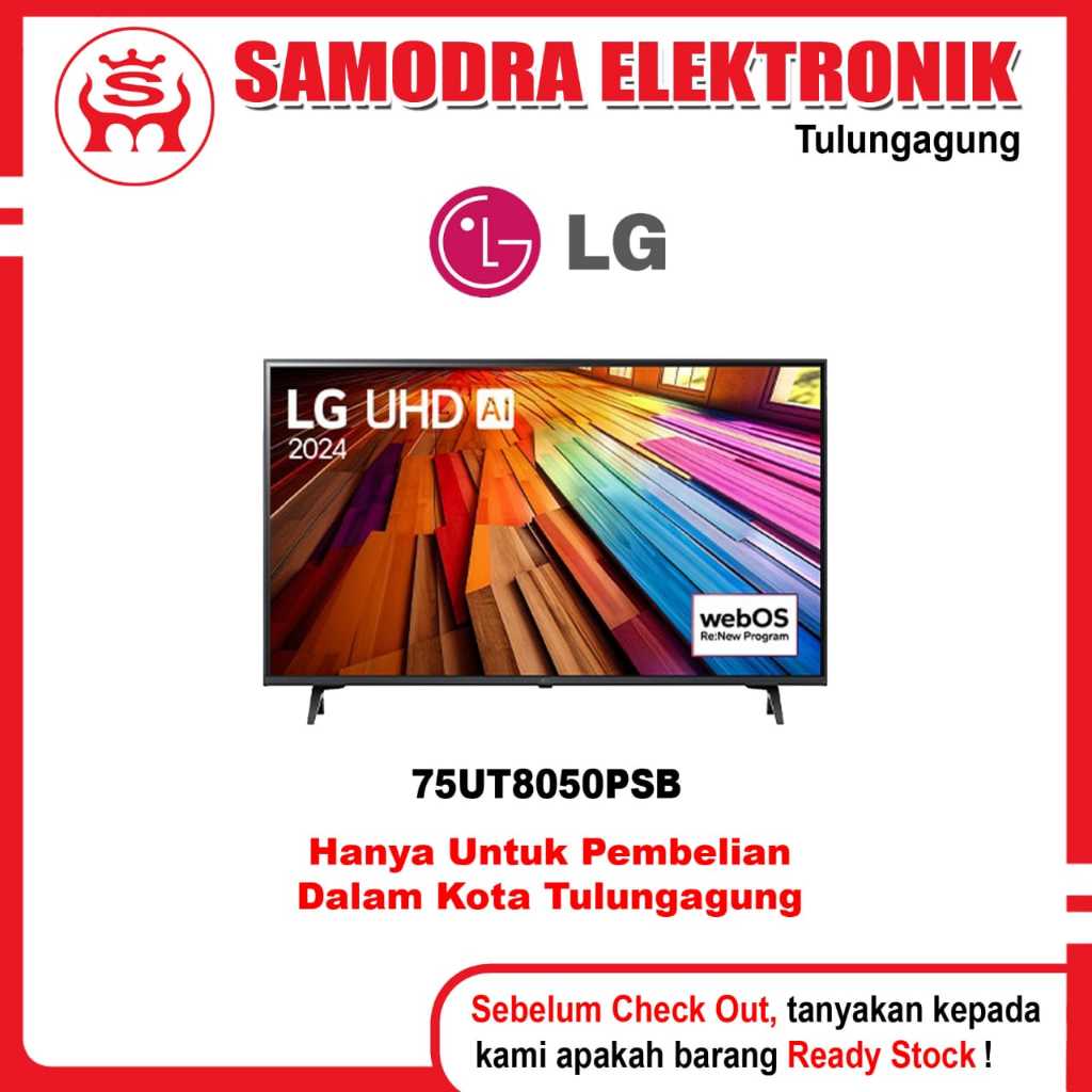 LED TV LG 75UT8050PSB | Smart TV 4K LG UHD AI UT80 75 inchi