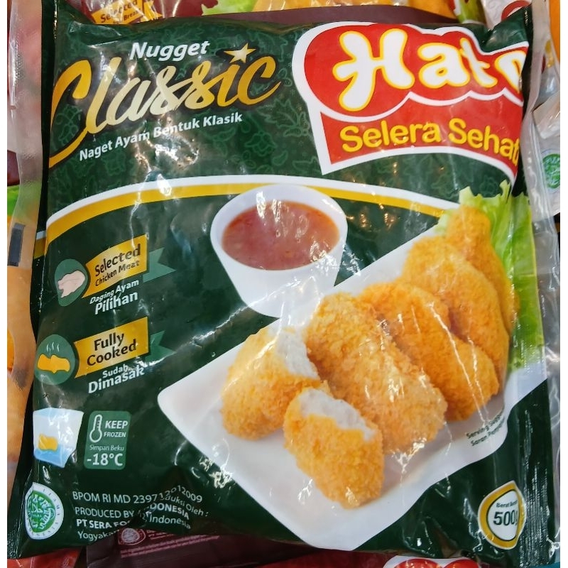 

HATO Nugget Classic Nugget Ayam Berbentuk Klasik 500g - HM