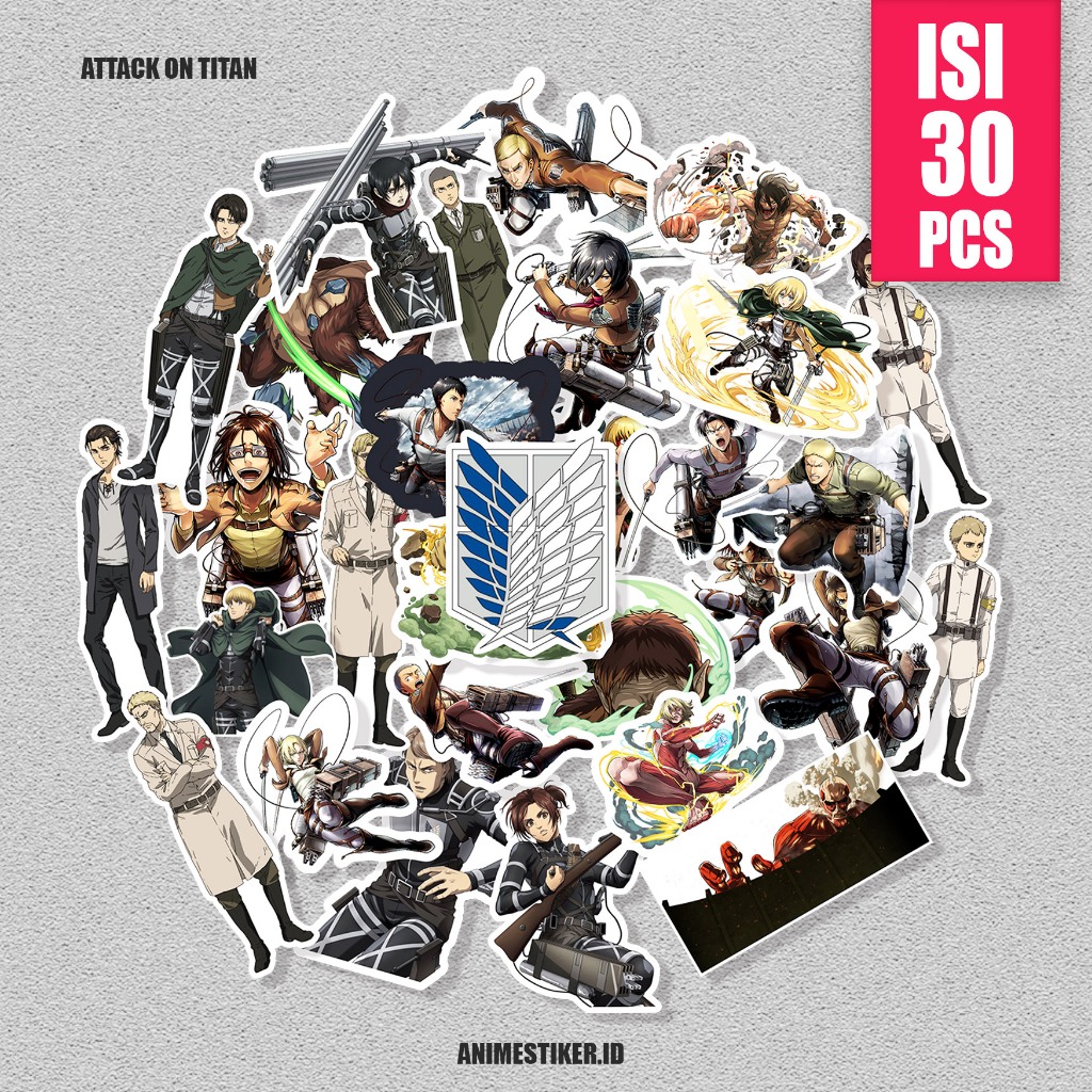 

stiker sticker pack anime ATTACK ON TITAN SINGEKI NO KYOJIN stiker anime stiker estetik stiker pack stiker motor stiker laptop stiker aesthetic stiker dinding