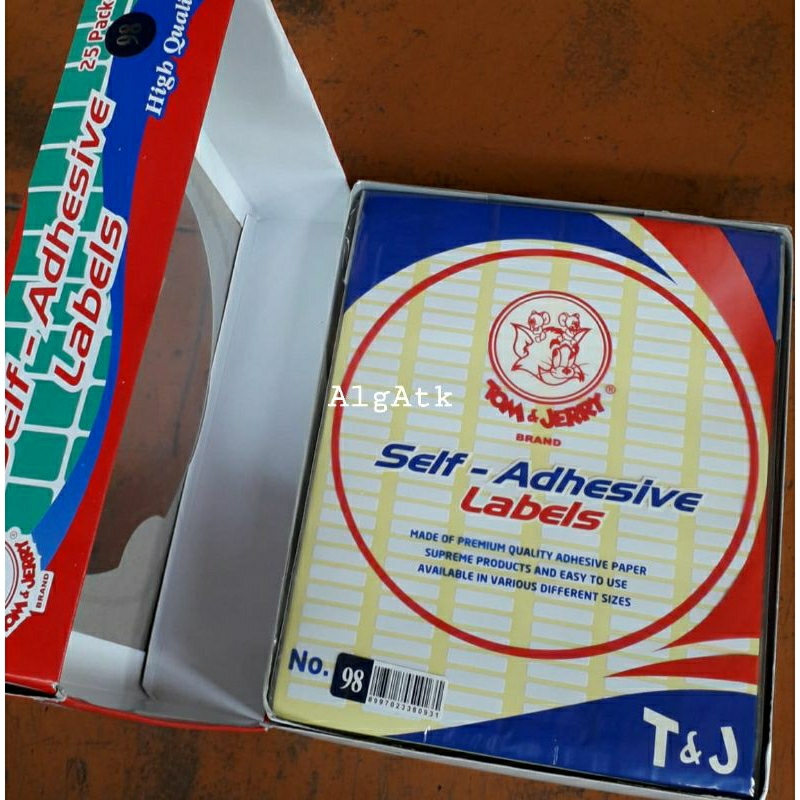 

Label Stiker Tom & Jerry No.98 (Harga untuk 1 kotak)