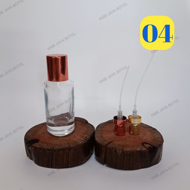 BOTOL KACA PARFUM MANCERA 30 ML PRESS ISI 60 PCS, BOTOL PARFUM KOSONG, BOTOL PARFUM UNIK