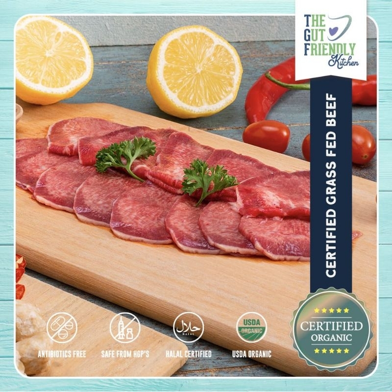 

The Gut Friendly Lidah Sapi slices Grassfed kemasan 250gr